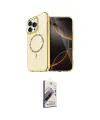 ieg™ iPhone 15 Pro Max Kılıf Kıvılcım Form Prime - Siyah Bilvis 3D Mat Cam Ekran Koruyucu