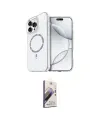 ieg™ iPhone 15 Pro Max Kılıf Kıvılcım Form Prime - Siyah Bilvis 3D Mat Cam Ekran Koruyucu