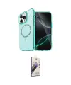 ieg™ iPhone 15 Pro Max Kılıf Kıvılcım Form Prime - Siyah Bilvis 3D Mat Cam Ekran Koruyucu