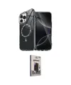 ieg™ iPhone 15 Pro Max Kılıf Kıvılcım Form Prime - Siyah Bilvis Hayalet Cam Ekran Koruyucu