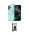 ieg™ iPhone 15 Pro Max Kılıf Kıvılcım Form Prime - Siyah Bilvis Hayalet Cam Ekran Koruyucu