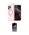 ieg™ iPhone 15 Pro Max Kılıf Kıvılcım Form Prime - Siyah Buffer Hayalet Cam Ekran Koruyucu