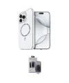 ieg™ iPhone 15 Pro Max Kılıf Kıvılcım Form Prime - Siyah Vanessa Magic Hayalet Cam