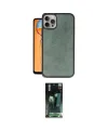 ieg™ iPhone 15 Pro Max Kılıf Kıvılcım Işık Serisi - Siyah 360 Mat Full Body Arka Koruyucu