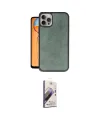 ieg™ iPhone 15 Pro Max Kılıf Kıvılcım Işık Serisi - Siyah Bilvis 3D Mat Cam Ekran Koruyucu
