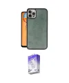 ieg™ iPhone 15 Pro Max Kılıf Kıvılcım Işık Serisi - Siyah Bilvis 5in1 3D Magic Cam Ekran Koruyucu