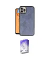 ieg™ iPhone 15 Pro Max Kılıf Kıvılcım Işık Serisi - Siyah Bilvis 5in1 3D Magic Cam Ekran Koruyucu