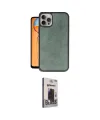 ieg™ iPhone 15 Pro Max Kılıf Kıvılcım Işık Serisi - Siyah Bilvis Hayalet Cam Ekran Koruyucu