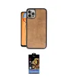 ieg™ iPhone 15 Pro Max Kılıf Kıvılcım Işık Serisi - Siyah Buffer Hayalet Cam Ekran Koruyucu