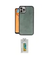 ieg™ iPhone 15 Pro Max Kılıf Kıvılcım Işık Serisi - Siyah Polymer Nano Ekran Koruyucu