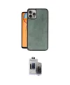 ieg™ iPhone 15 Pro Max Kılıf Kıvılcım Işık Serisi - Siyah Vanessa Magic Hayalet Cam