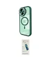 ieg™ iPhone 15 Pro Max Kılıf Kıvılcım Modern Koleksiyonu - Şeffaf Pasifik Cam Ekran Koruyucu