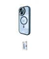 ieg™ iPhone 15 Pro Max Kılıf Kıvılcım Modern Koleksiyonu - Siyah Bilvis 0.18mm Plus Cam Ekran Koruyucu
