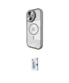 ieg™ iPhone 15 Pro Max Kılıf Kıvılcım Modern Koleksiyonu - Siyah Bilvis 0.18mm Plus Cam Ekran Koruyucu