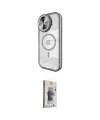 ieg™ iPhone 15 Pro Max Kılıf Kıvılcım Modern Koleksiyonu - Siyah Bilvis 3D Cam Ekran Koruyucu