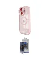 ieg™ iPhone 15 Pro Max Kılıf Kıvılcım Modern Koleksiyonu - Siyah Vanessa Magic Cam