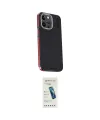 ieg™ iPhone 15 Pro Max Kılıf Kıvılcım Modern Özel Seri - Şeffaf Pasifik Cam Ekran Koruyucu