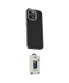 ieg™ iPhone 15 Pro Max Kılıf Kıvılcım Modern Özel Seri - Siyah Bilvis Hayalet Cam Ekran Koruyucu