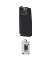 ieg™ iPhone 15 Pro Max Kılıf Kıvılcım Modern Özel Seri - Siyah Bilvis Hayalet Cam Ekran Koruyucu