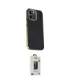 ieg™ iPhone 15 Pro Max Kılıf Kıvılcım Modern Özel Seri - Siyah Bilvis Hayalet Cam Ekran Koruyucu