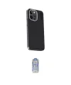 ieg™ iPhone 15 Pro Max Kılıf Kıvılcım Modern Özel Seri - Siyah Joko Magic 5D Cam