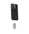 ieg™ iPhone 15 Pro Max Kılıf Kıvılcım Modern Özel Seri - Siyah Joko Magic 5D Cam