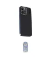 ieg™ iPhone 15 Pro Max Kılıf Kıvılcım Modern Özel Seri - Siyah Joko Magic 5D Cam