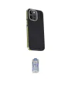 ieg™ iPhone 15 Pro Max Kılıf Kıvılcım Modern Özel Seri - Siyah Joko Magic 5D Cam