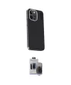 ieg™ iPhone 15 Pro Max Kılıf Kıvılcım Modern Özel Seri - Siyah Vanessa Magic Hayalet Cam