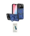 ieg™ iPhone 15 Pro Max Kılıf Kıvılcım Modern Serisi - Şeffaf Pasifik Cam Ekran Koruyucu