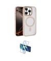 ieg™ iPhone 15 Pro Max Kılıf Kıvılcım Prime - Siyah 3D Antistatik Seramik Nano Ekran Koruyucu