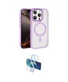 ieg™ iPhone 15 Pro Max Kılıf Kıvılcım Prime - Siyah 3D Antistatik Seramik Nano Ekran Koruyucu
