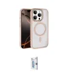 ieg™ iPhone 15 Pro Max Kılıf Kıvılcım Prime - Siyah Bilvis 0.18mm Plus Cam Ekran Koruyucu