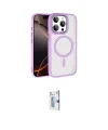 ieg™ iPhone 15 Pro Max Kılıf Kıvılcım Prime - Siyah Bilvis 0.18mm Plus Cam Ekran Koruyucu