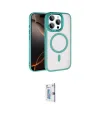 ieg™ iPhone 15 Pro Max Kılıf Kıvılcım Prime - Siyah Bilvis 0.18mm Plus Cam Ekran Koruyucu
