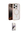 ieg™ iPhone 15 Pro Max Kılıf Kıvılcım Prime - Siyah Bilvis 3D Mat Cam Ekran Koruyucu