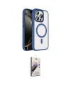 ieg™ iPhone 15 Pro Max Kılıf Kıvılcım Prime - Siyah Bilvis 3D Mat Cam Ekran Koruyucu