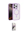 ieg™ iPhone 15 Pro Max Kılıf Kıvılcım Prime - Siyah Bilvis 3D Mat Cam Ekran Koruyucu