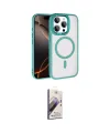 ieg™ iPhone 15 Pro Max Kılıf Kıvılcım Prime - Siyah Bilvis 3D Mat Cam Ekran Koruyucu