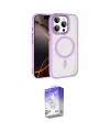 ieg™ iPhone 15 Pro Max Kılıf Kıvılcım Prime - Siyah Bilvis 5in1 3D Magic Cam Ekran Koruyucu