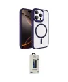 ieg™ iPhone 15 Pro Max Kılıf Kıvılcım Prime - Siyah Bilvis Hayalet Cam Ekran Koruyucu
