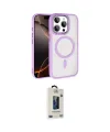 ieg™ iPhone 15 Pro Max Kılıf Kıvılcım Prime - Siyah Bilvis Hayalet Cam Ekran Koruyucu