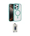 ieg™ iPhone 15 Pro Max Kılıf Kıvılcım Prime - Siyah Bilvis Hayalet Cam Ekran Koruyucu
