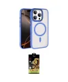 ieg™ iPhone 15 Pro Max Kılıf Kıvılcım Prime - Siyah Buffer Cam Ekran Koruyucu
