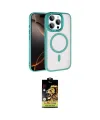 ieg™ iPhone 15 Pro Max Kılıf Kıvılcım Prime - Siyah Buffer Cam Ekran Koruyucu