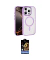ieg™ iPhone 15 Pro Max Kılıf Kıvılcım Prime - Siyah Buffer Hayalet Cam Ekran Koruyucu