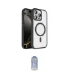 ieg™ iPhone 15 Pro Max Kılıf Kıvılcım Prime - Siyah Joko Magic 5D Cam