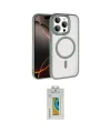 ieg™ iPhone 15 Pro Max Kılıf Kıvılcım Prime - Siyah Polymer Nano Ekran Koruyucu