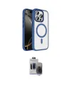 ieg™ iPhone 15 Pro Max Kılıf Kıvılcım Prime - Siyah Vanessa Magic Hayalet Cam