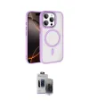 ieg™ iPhone 15 Pro Max Kılıf Kıvılcım Prime - Siyah Vanessa Magic Hayalet Cam
